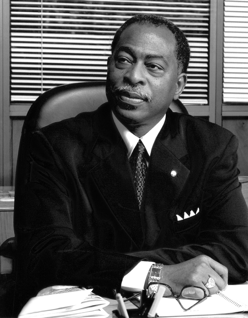 James E. Lyons Sr. became president of CSU Dominguez Hills on July 1, 1999. Previously, Lyons served as president of Bowie State University and Jackson State University. A Peace Corps veteran, he received his doctorate from the University of Connecticut. During his administration, Lyons focused on expanding the physical campus, accreditation, and the concept of "communiversity," or the connection between the university and the community