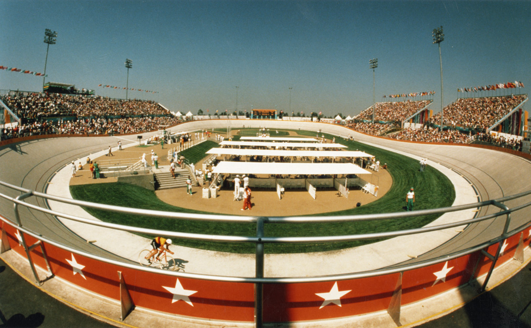 CSUDH Velodrome during the 1984 Los Angeles Olympics